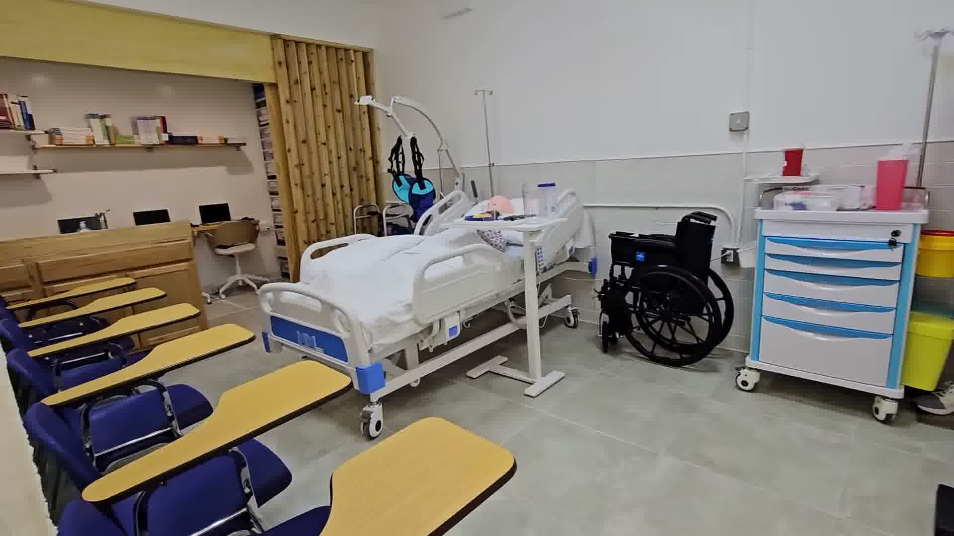 Second view of the training facility interior.