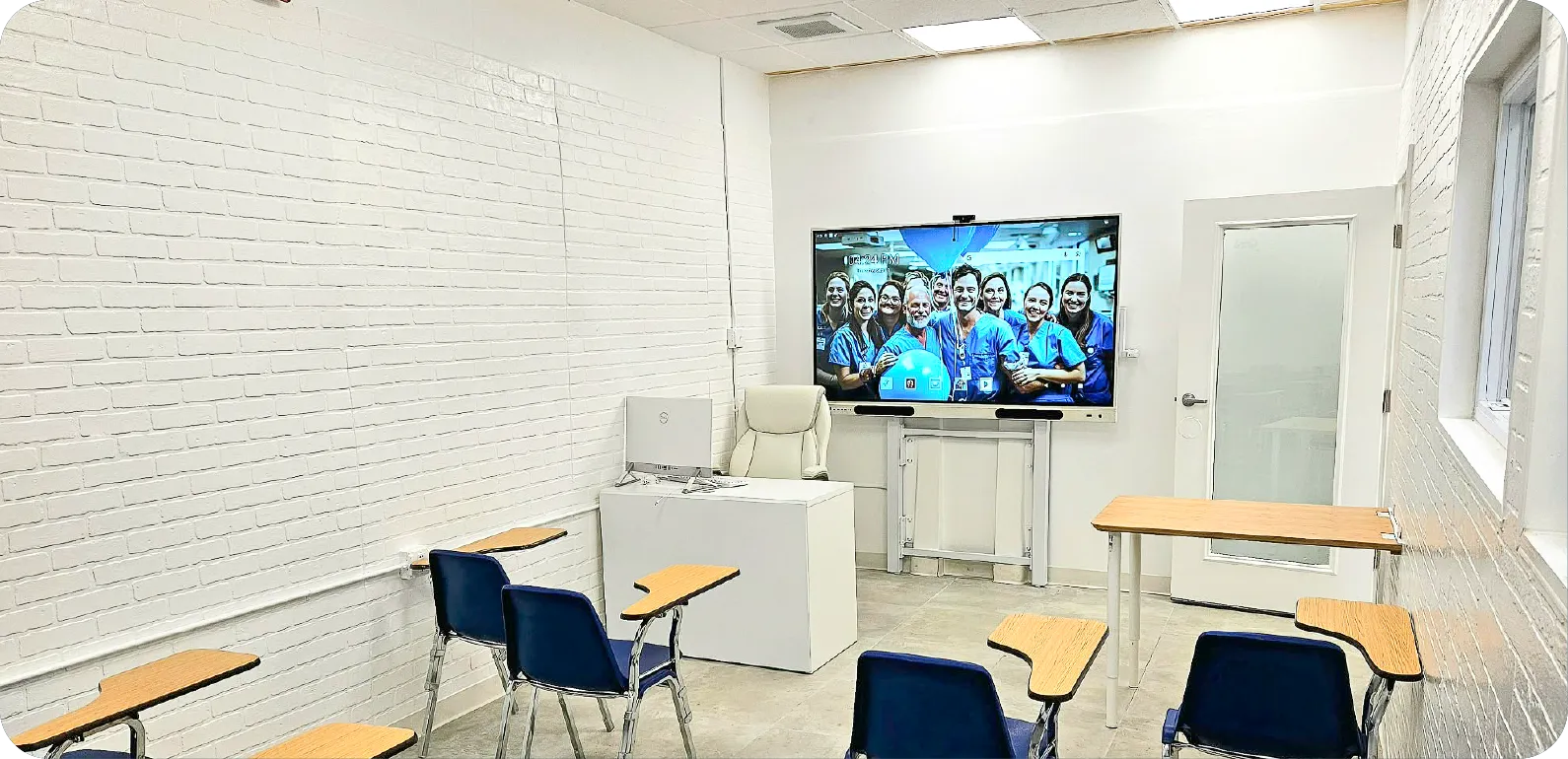 College classroom