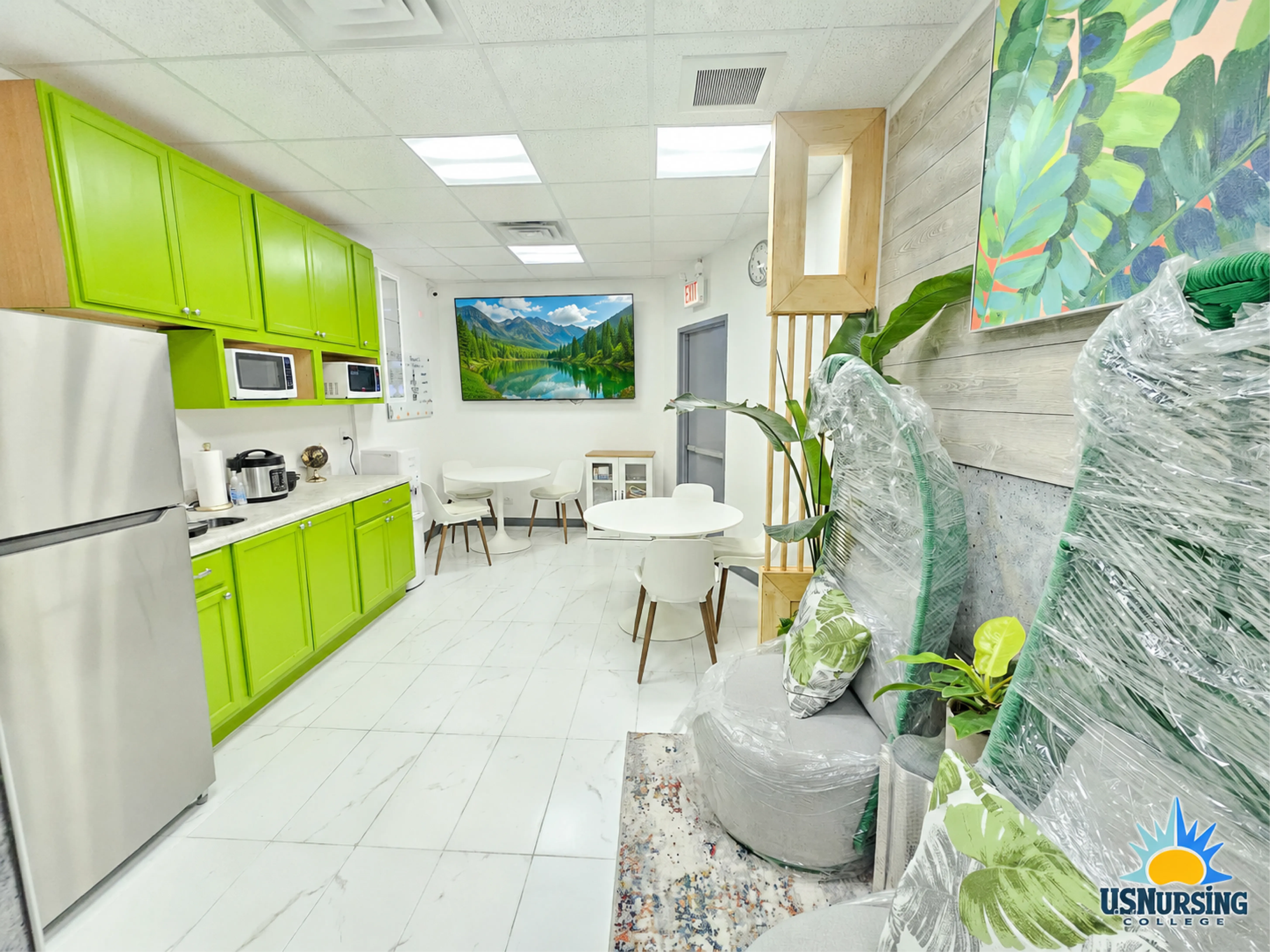 U.S. Nursing College break room
