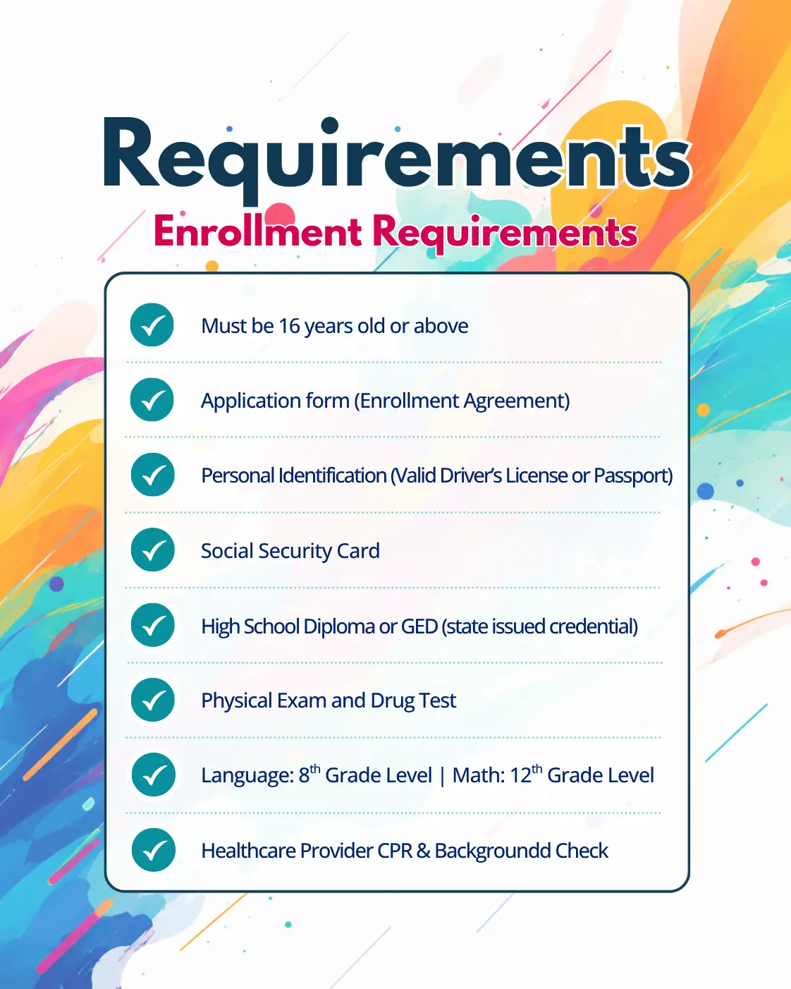 CNA Requirements